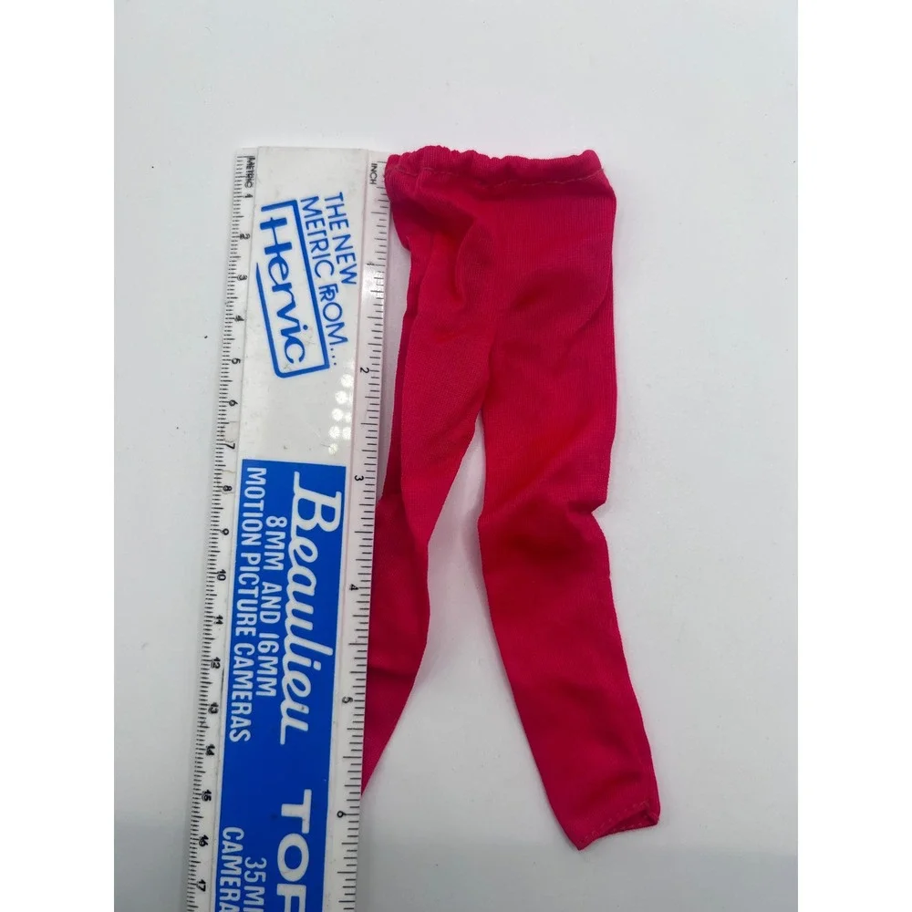 Vintage Barbie Doll Sized Red Straight Leg Slack Pants EUC Doll‎ Clothing Toys